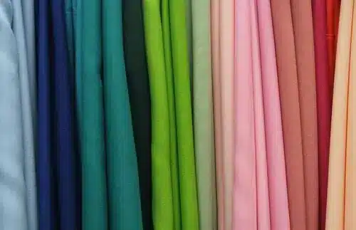 colored cloth materials