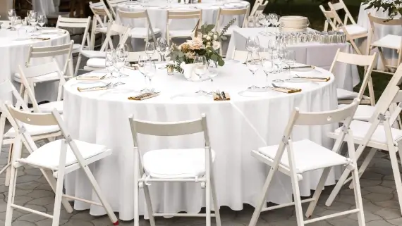 formal table and chairs