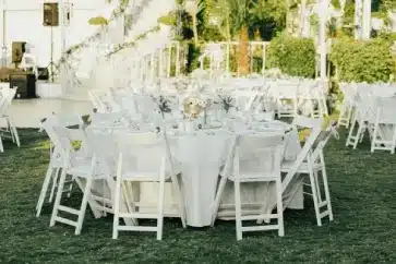 an elegantly decorated table